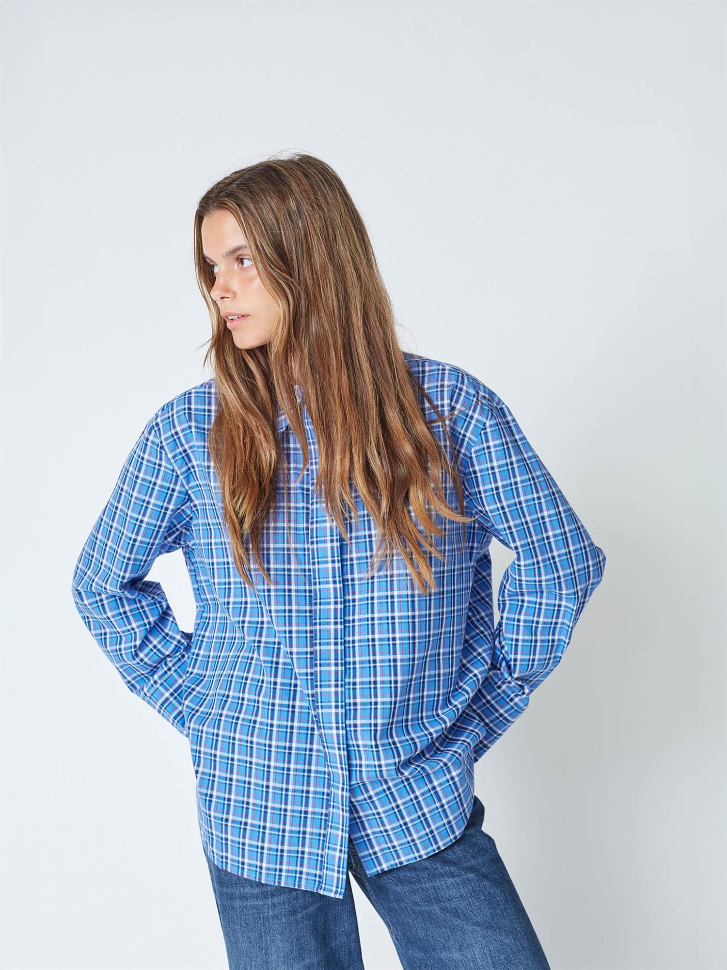 Angelica check shirt