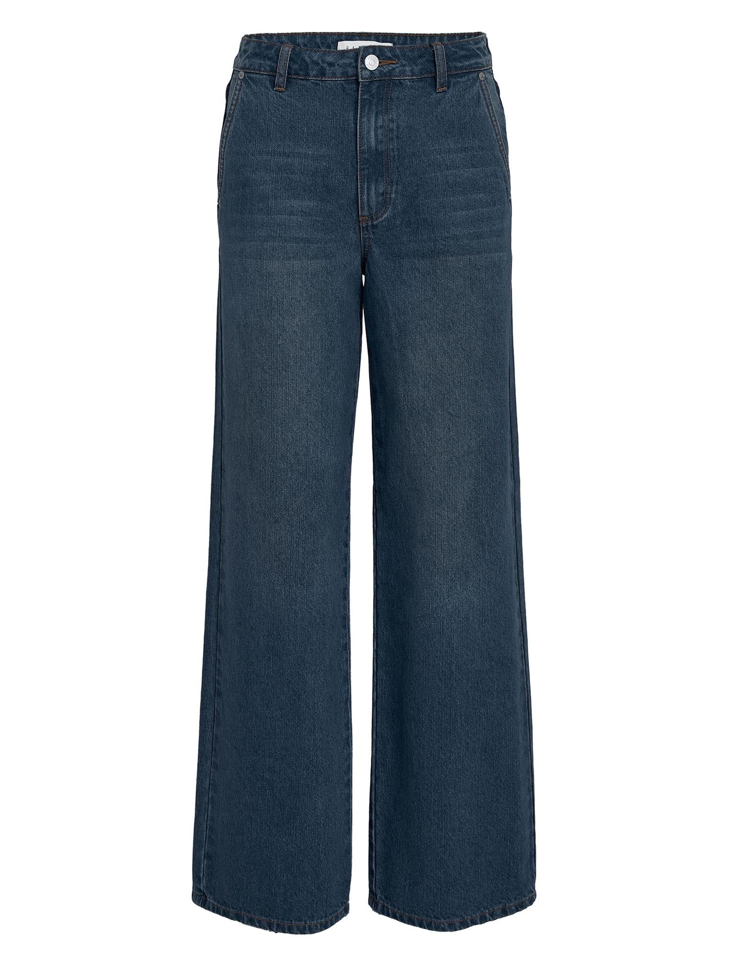 Haven Mid Waisted Jeans - Mid Blue Denim
