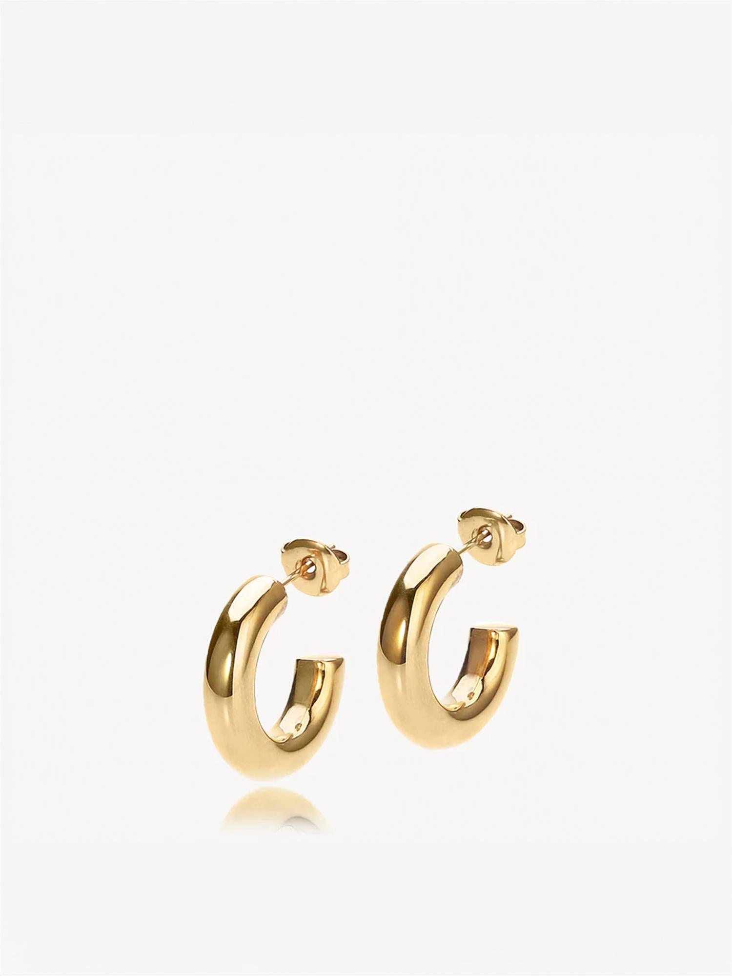 Aura - Hoops Small Gold-plated