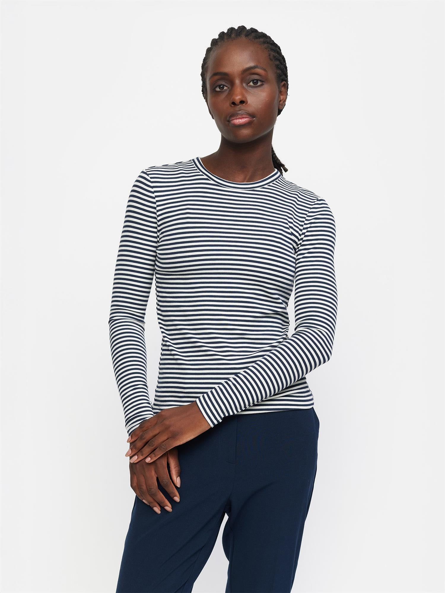Fenja Stripe O-neck Top