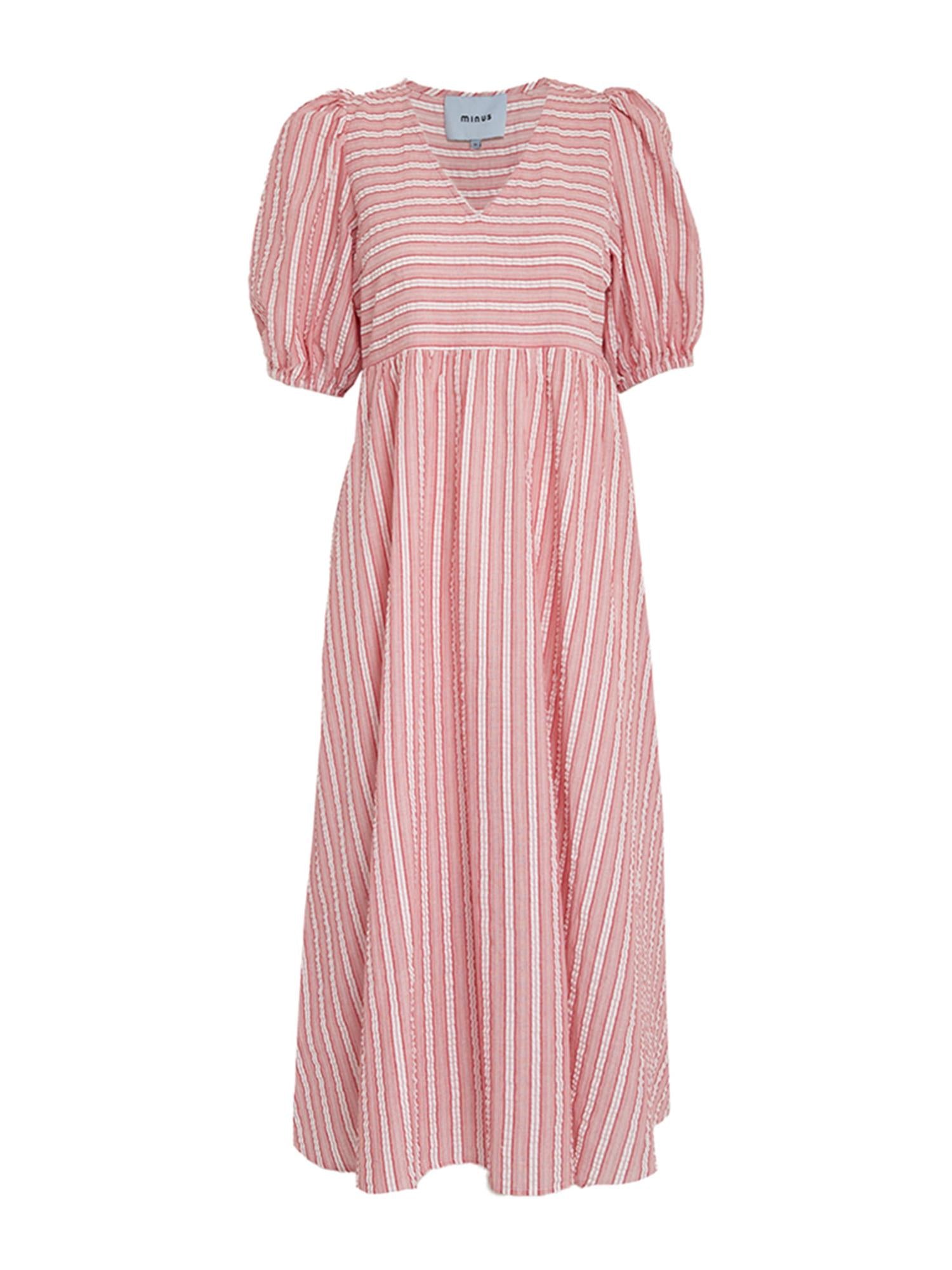 Fia Dress - High Risk Red Stripe