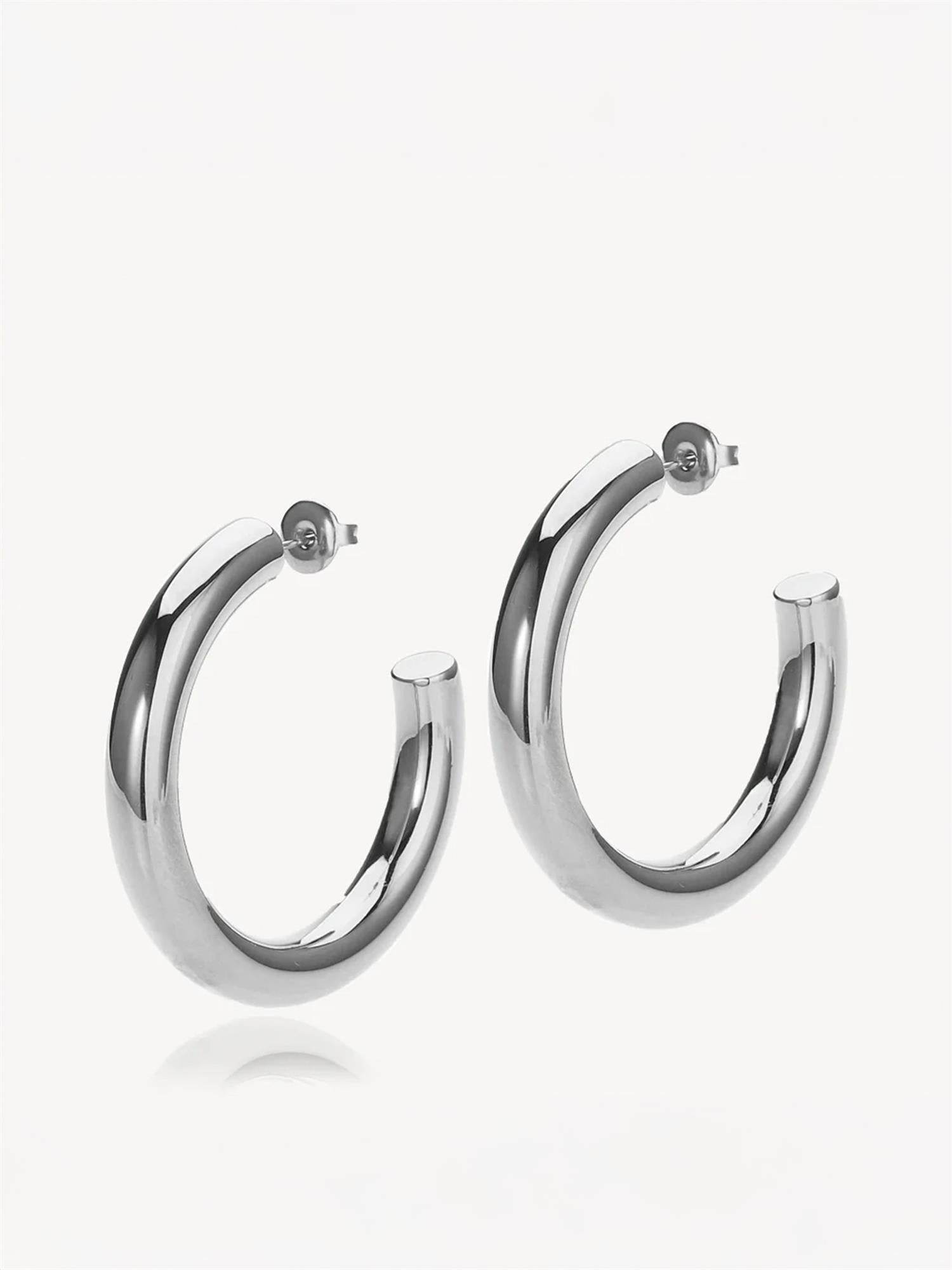Aura - Hoops Large Steel