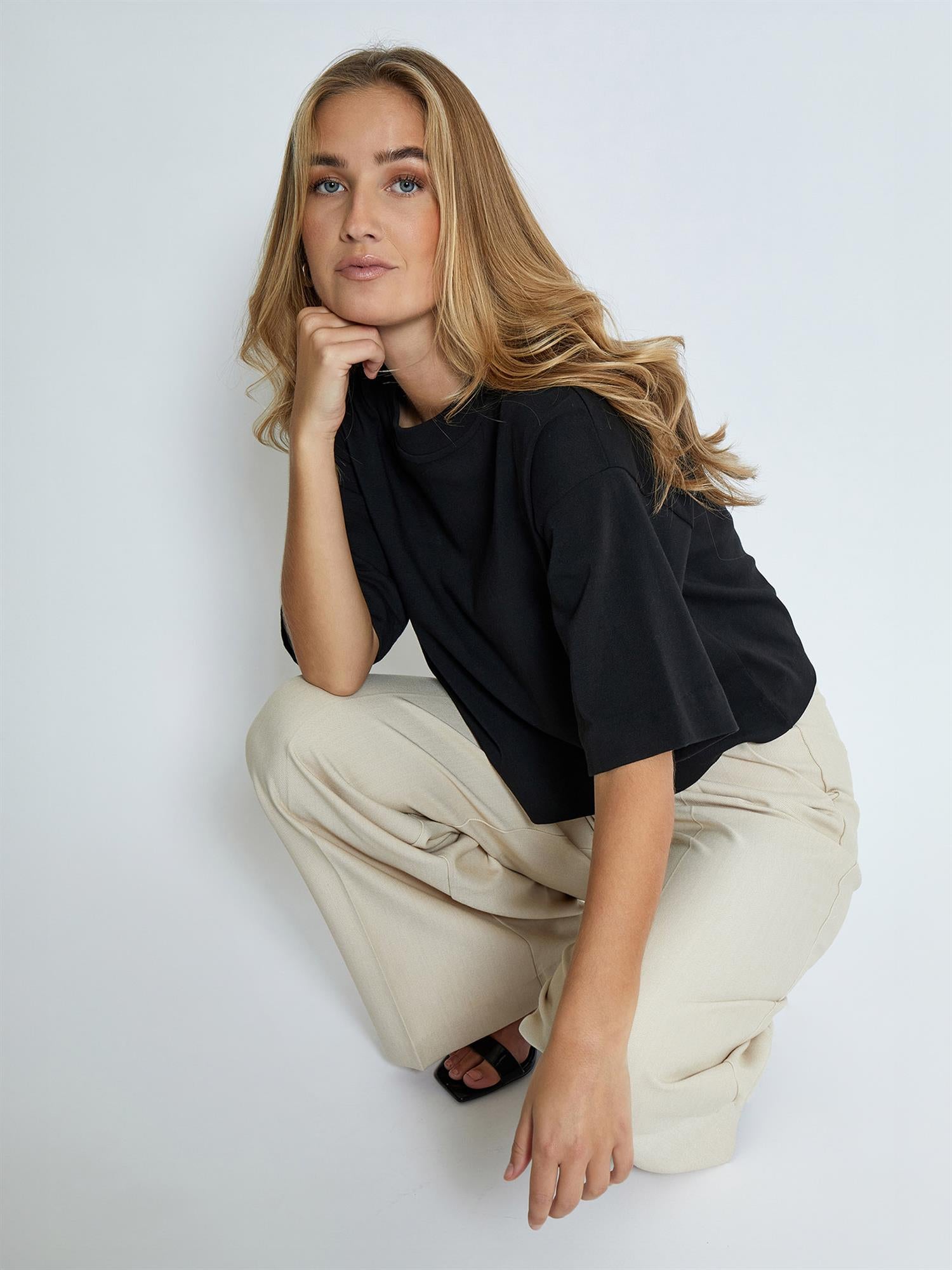 Gamma Cropped GOTS T-shirt