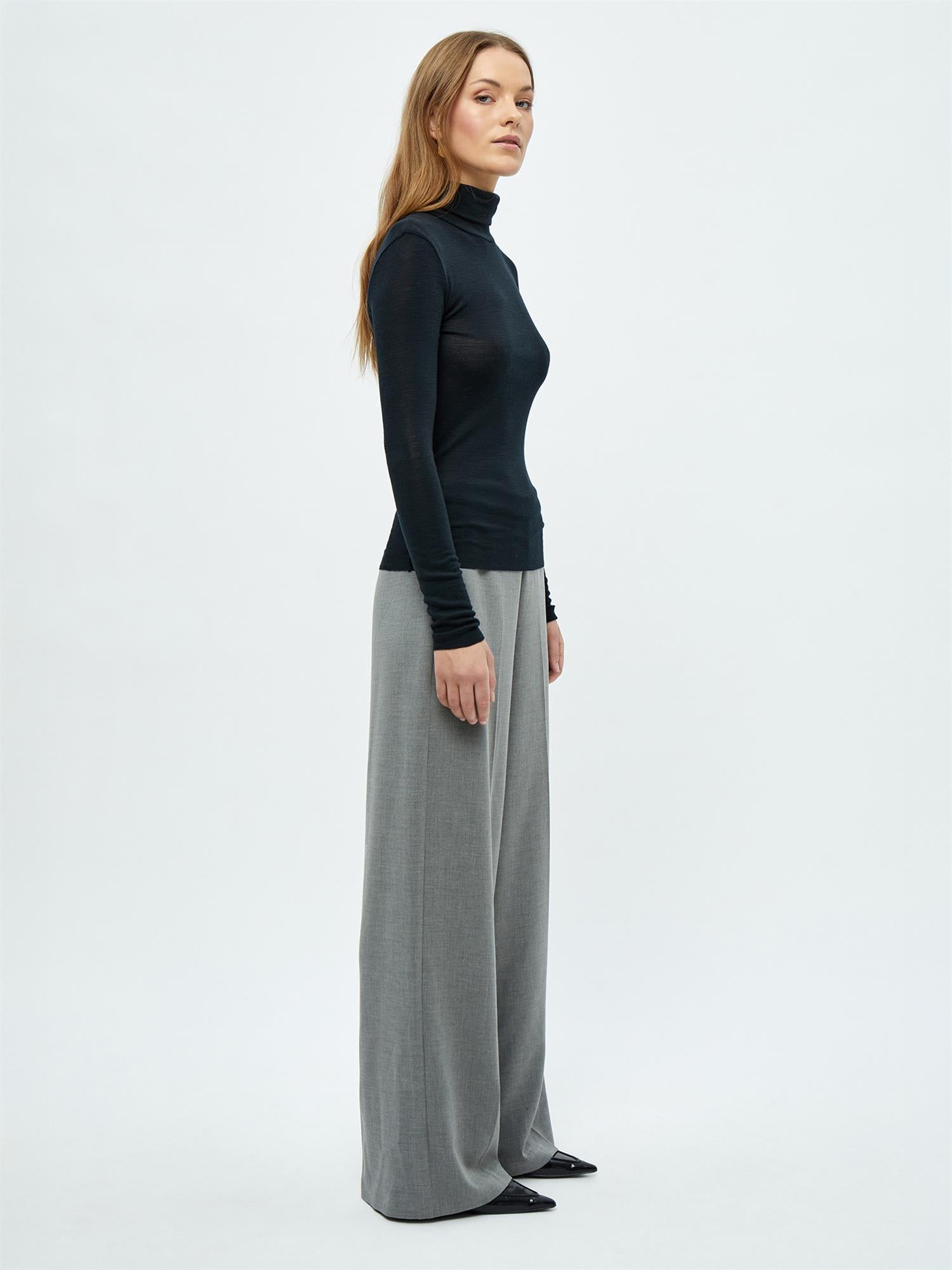 Cally Roll Neck Long Sleeve Top
