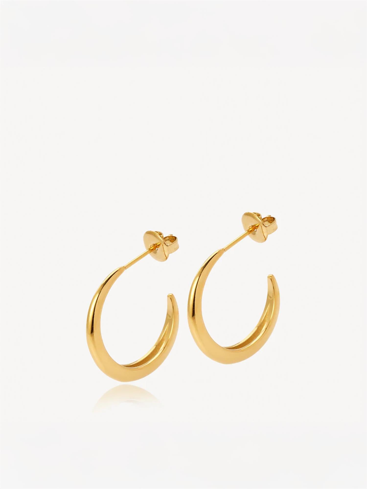 Lux - Creoles Gold-plated