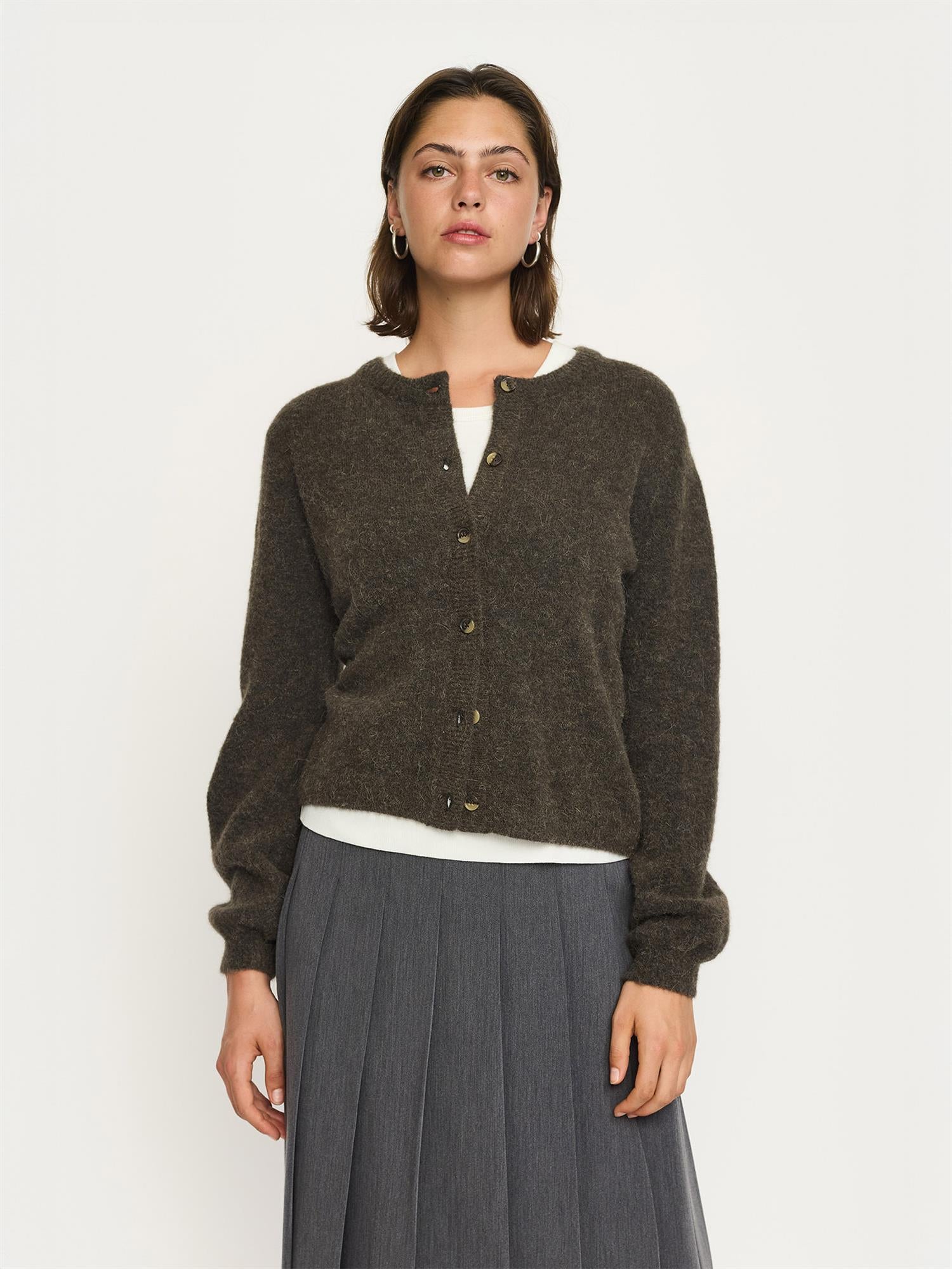 Allison o-neck cardigan knit