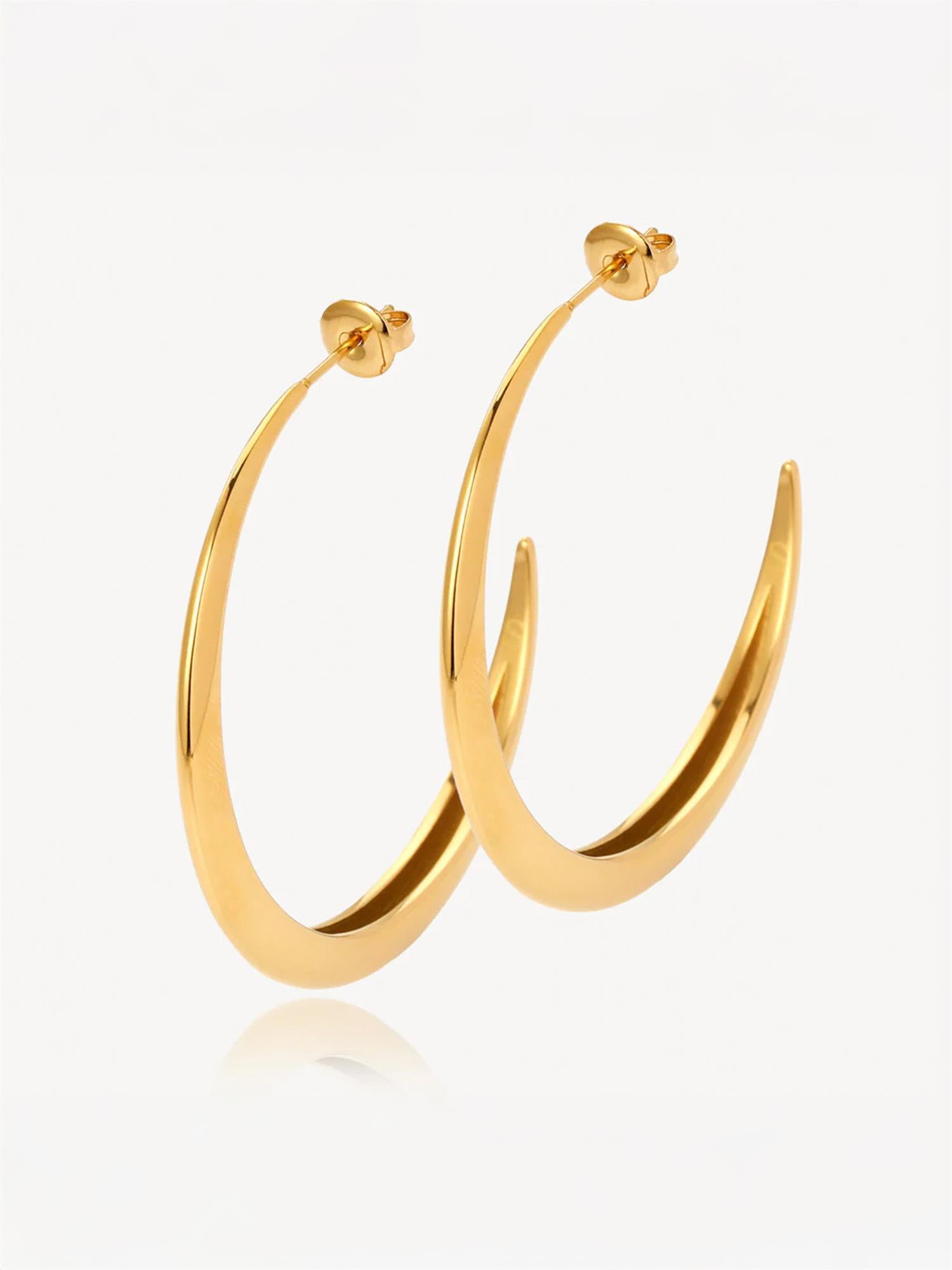 Lux - Creoles Gold-plated