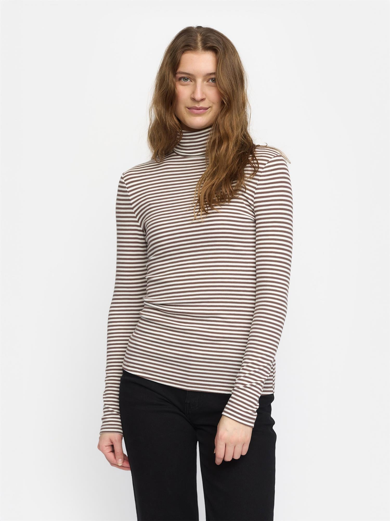 Fenja Stripe Rollneck Top