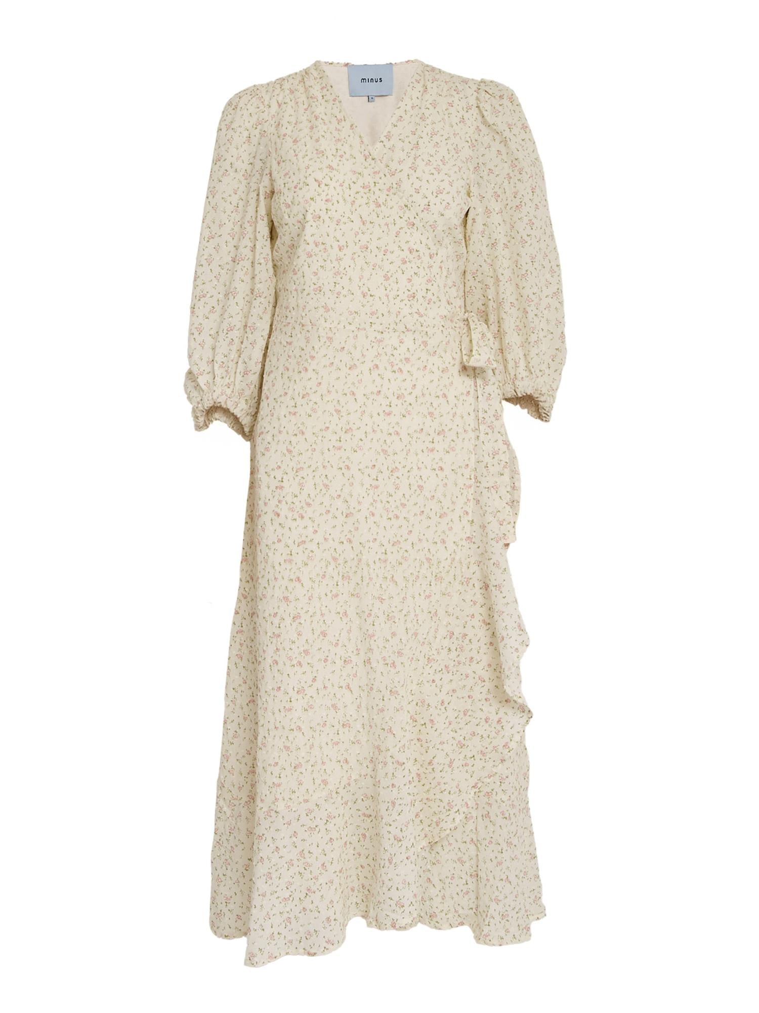 Mercine Wrap Dress - Orchid Flower Print